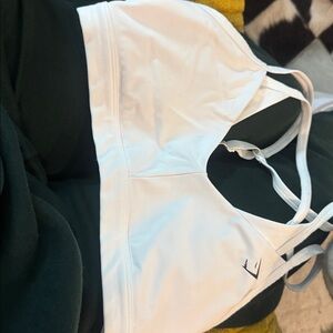 Gymshark White Strappy Sports Bra